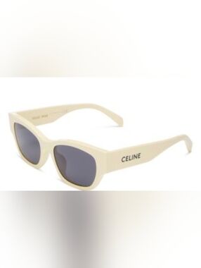 NEW Celine Cream Sunglasses with Dark Lenses, CL40197CU,54-18 145